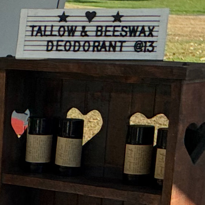 Tallow & Beeswax Deodorant for Men & Women