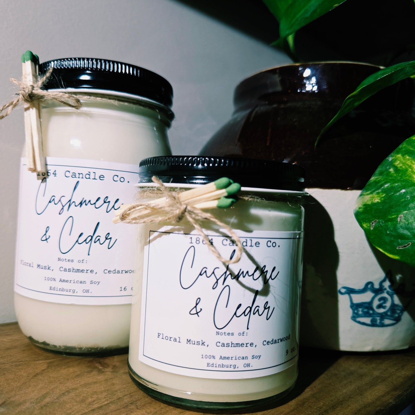 100% Premium Soy Wax Candles