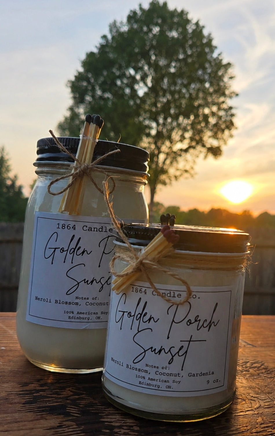 100% Premium Soy Wax Candles