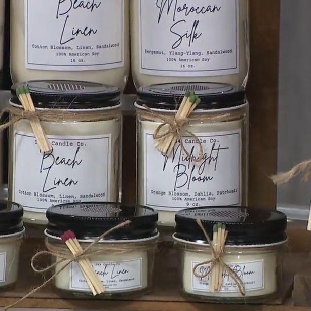 100% Soy Wax Candles